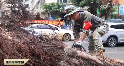 救援官兵全力投入台风 摩羯 灾后重建 尽快恢复生产生活秩序